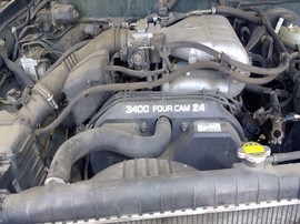 2003 TOYOTA TACOMA, GREEN, PRERUNNER, 3.4L, AT, 2WD, CREW CAB, Z25085